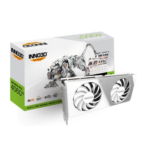 Inno3d RTX 4060 Ti Twin X2 OC White 16GB Gaming Graphics Card